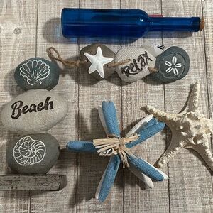BEACH OCEAN COASTAL LAKEHOUSE LOT OF HOME DECOR